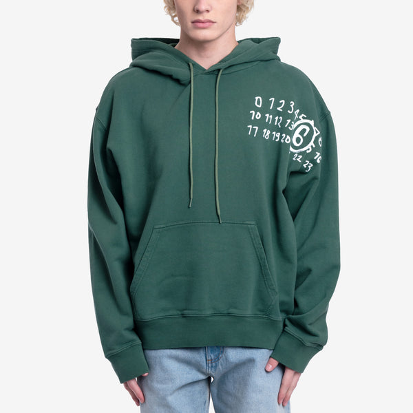 Mens Maison Margiela MM6 - Glow in the Dark Print Hoody 