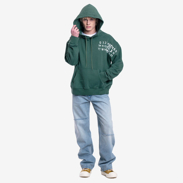 Mens Maison Margiela MM6 - Glow in the Dark Print Hoody 