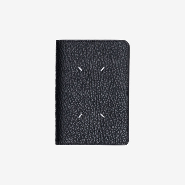 Maison Margiela Unisex Four Stitches Passport Cover in Black
