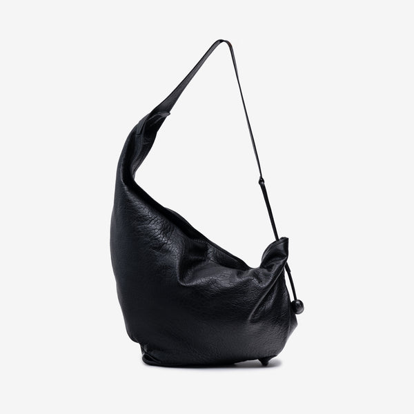 Unisex MARNI Large Hobo Shoulder Bag in Black