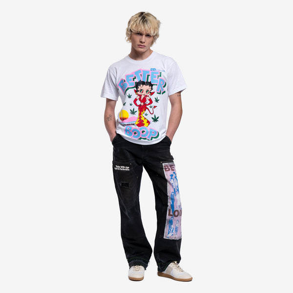 Mens Better with Age Better Boop T-Shirt in Multicolour