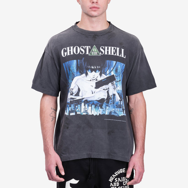 Mens Saint Mxxxxxx Ghost in the Shell T-Shirt in Black