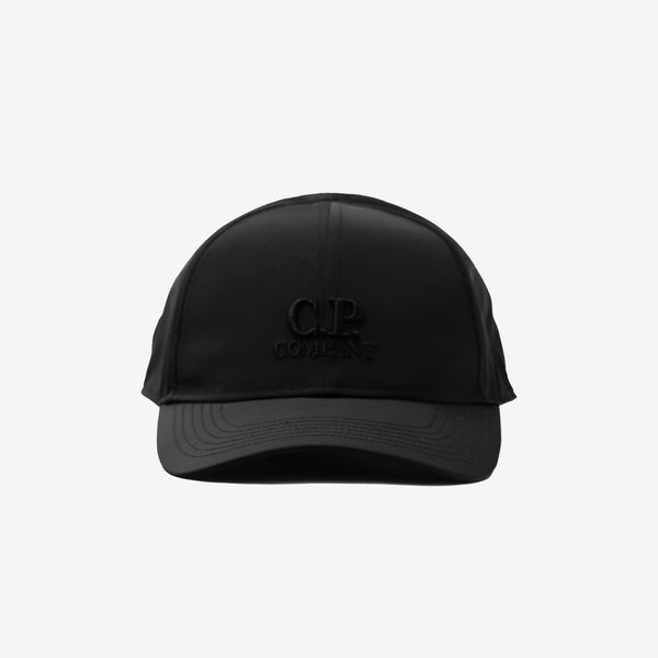 Mens C.P. Company Chrome-R Goggle Cap in Black