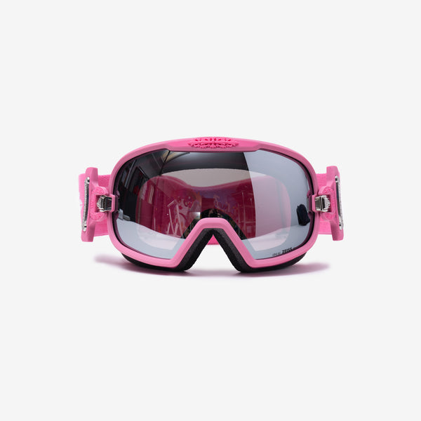 Chrome Hearts Silver Morning Ski Goggles in Pink