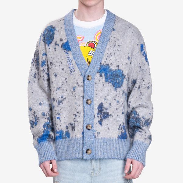 Domrebel Mens Create Cardigan in Blue