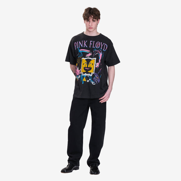 Earthling VIP Mens Pink Floyd Vintage T-Shirt in Black
