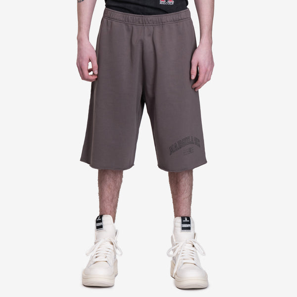 Maison Margiela MM6 Mens Varsity Sweat Shorts in Brown