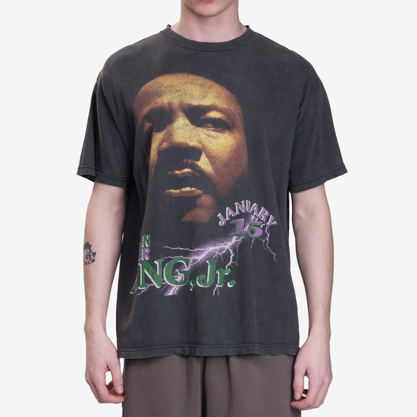 Earthling VIP Mens Martin Luther King Jr. Vintage T-Shirt in Black