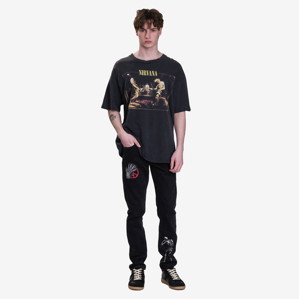 Earthling VIP Vintage Nirvana Concert Tee - Wild Oats Tag Made in USA