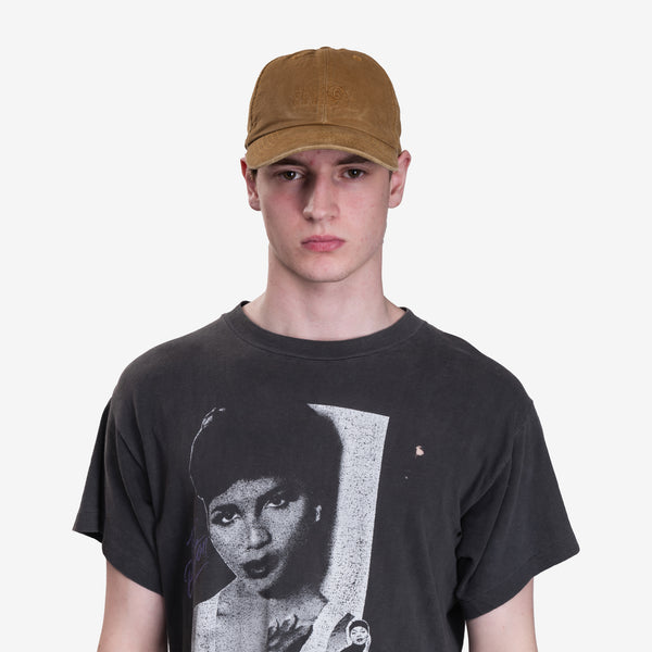 Maison Margiela MM6 Tonal Embroidered Tobacco Cap