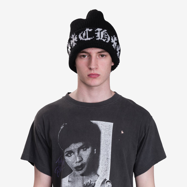 Chrome Hearts Big Daddy CH Plus Beanie in Black