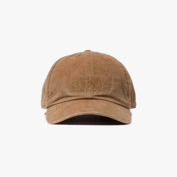 Maison Margiela MM6 Tonal Embroidered Tobacco Cap