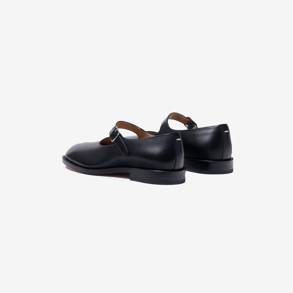 Womens Maison Margiela Tabi Mary-Janes in Black