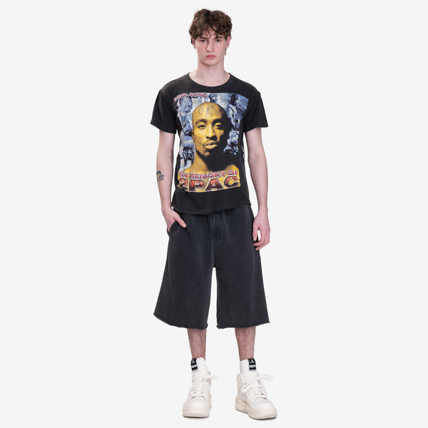 Earthling VIP Mens 2Pac In Memory Vintage T-Shirt in Black