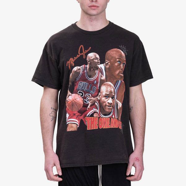 Mens Domrebel - MJ Icon Vintage T-Shirt in Black