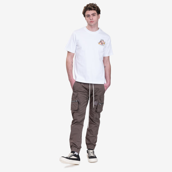 Mens Casablanca Paris Celebration du Sport T-Shirt in White