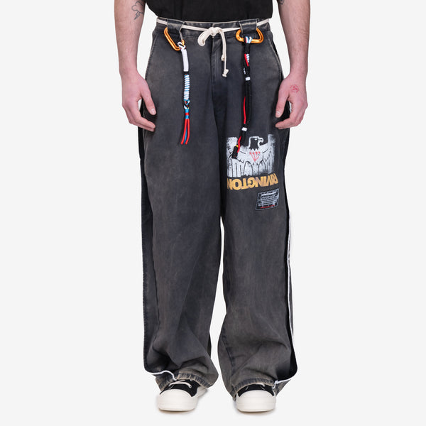 RRR123 Rivington Roi Rebis Mens Father Working Pants in Black