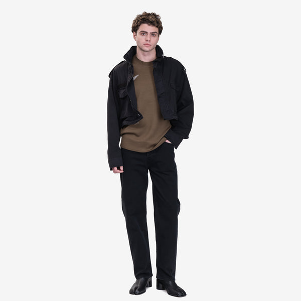 Mens Helmut Lang Dissected Field Jacket in Black
