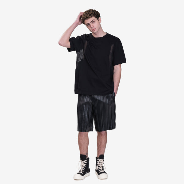 Mens Helmut Lang Sport Seam T-Shirt in Black