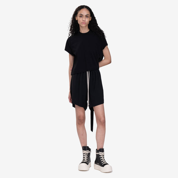 Womens Rick Owens DRKSHDW Hollywood Cropped Small Level T-Shirt