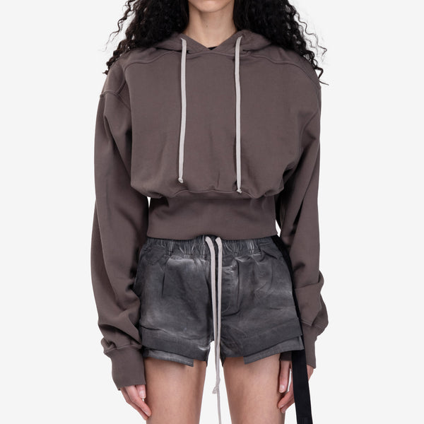 Womens Rick Owens DRKSHDW Porterville Tatlin Hoody in Dust