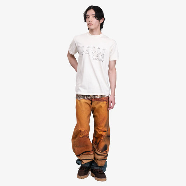 Kidsuper Mens String Puppet T-Shirt in Cream