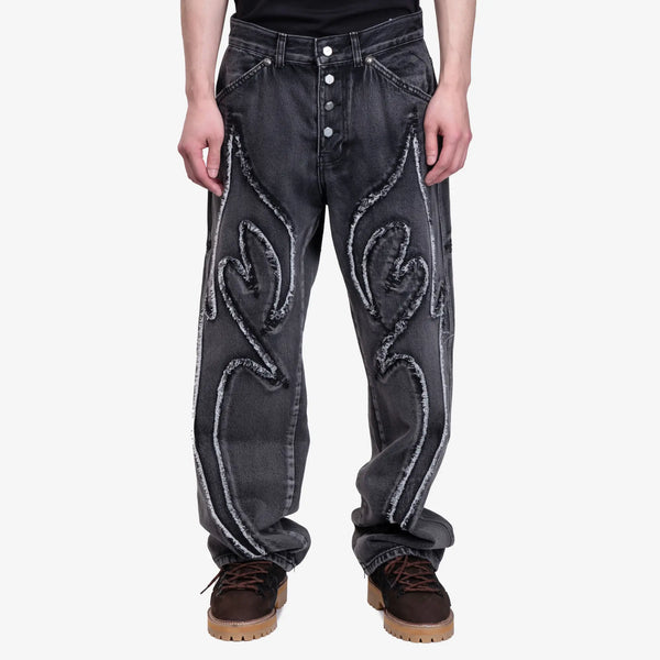 Thug Club - Mens Tribal Jeans in Black