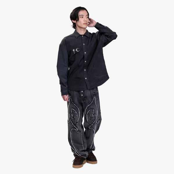 Thug Club - Mens Tribal Jeans in Black