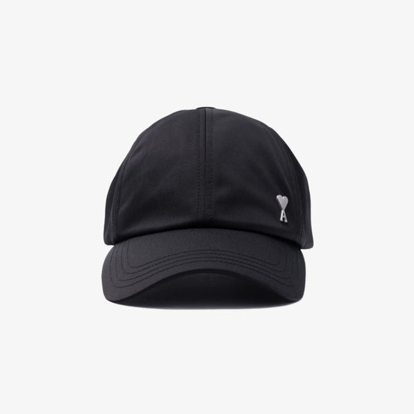 AMI Paris Unisex Nylon ADC Studs Cap in Black