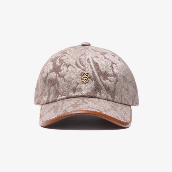 Drôle de Monsieur Unisex La Casquette Jacquard in Beige