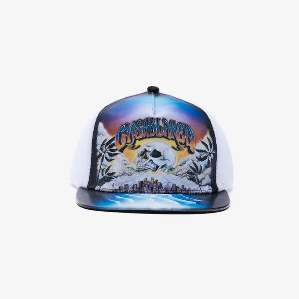 Casablanca Paris Le Premonition Trucker Cap in White