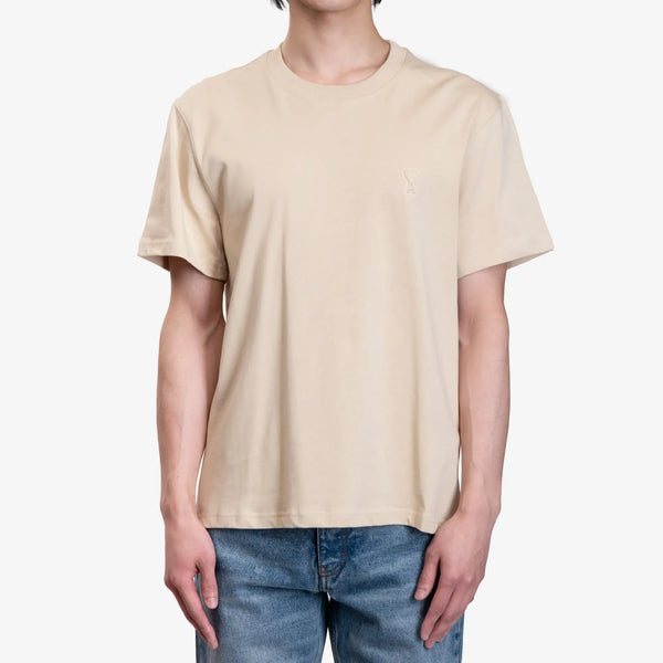 AMI PARIS Mens Ami de Coeur T-Shirt in Ginger