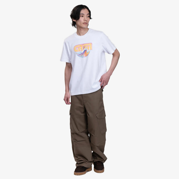 Casablanca Paris Mens Casa Surf T-Shirt in White