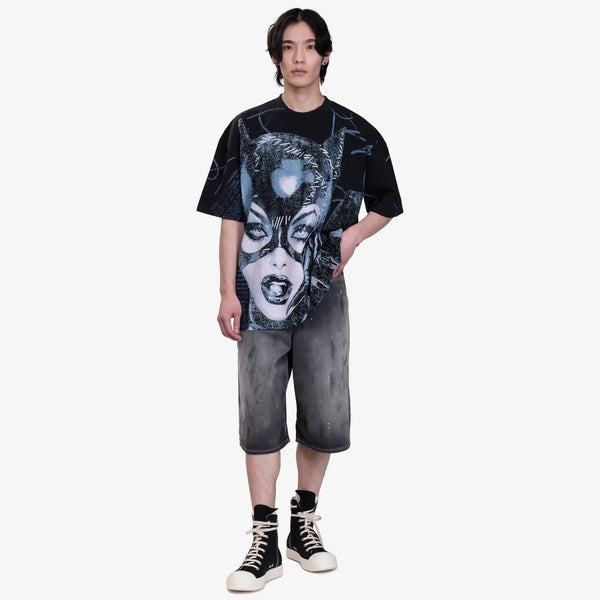 Acne Studios x DC Catwoman T-Shirt in Black
