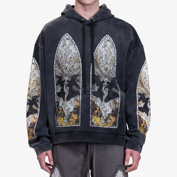Who Decides War Mens Matrimony Hoody in Coal