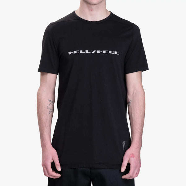 Rick Owens DRKSHDW Mens Hollywood Level T-Shirt in Black