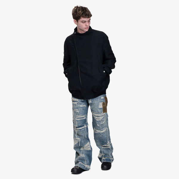 Side Patch Relaxation Jeans