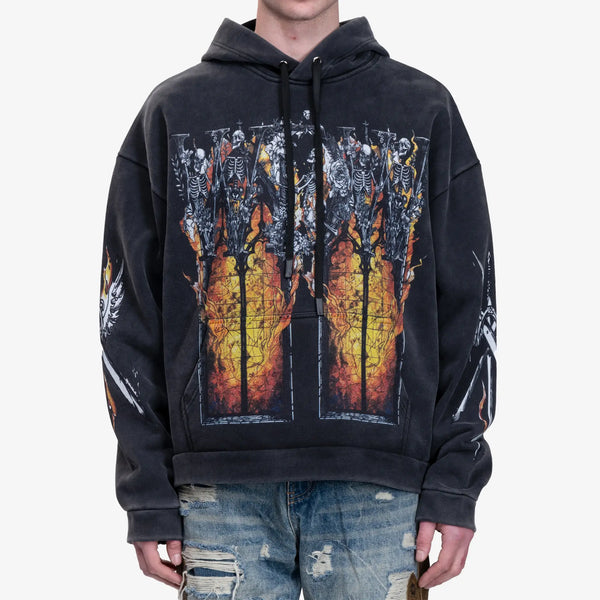 Who Decides War Mens Ember Chapel Hoody in Coal