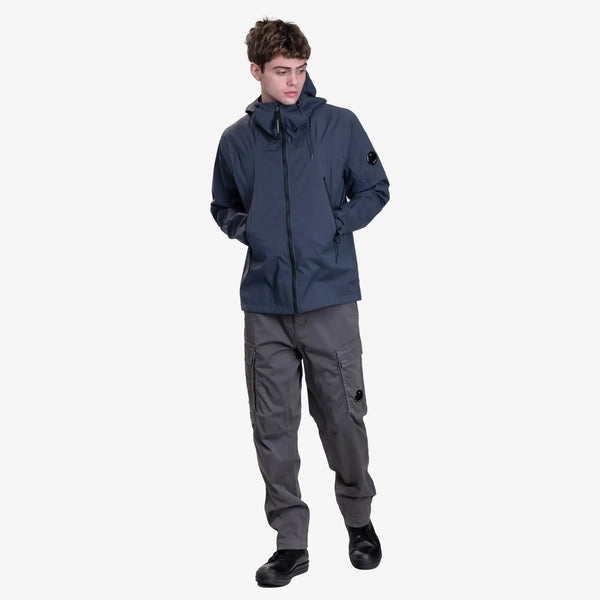 C.P. Company Mens Stretch Sateen Loose Cargo Pants in Smoked Pear