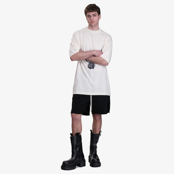 Rick Owens Jumbo T-Shirt in Natural