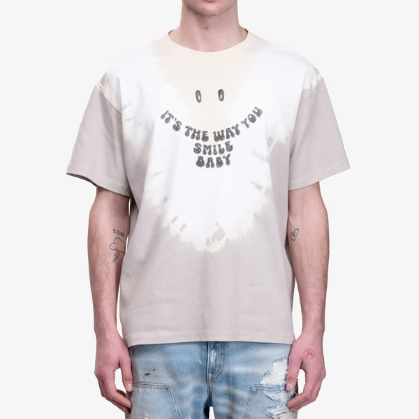 Maison Margiela MM6 Mens Smile T-Shirt in Beige
