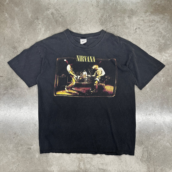 Earthling VIP Vintage Nirvana Concert Tee - Wild Oats Tag Made in USA