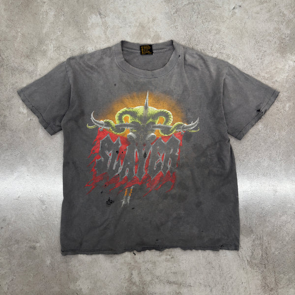 Mens Vintage Slayer Band Tee by Earthling VIP - 90's Brockum Merch Tee