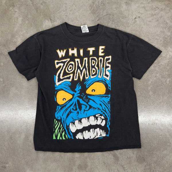 Earthling VIP Vintage Band Tee White Zombie T-Shirt - GEM Merch Tee