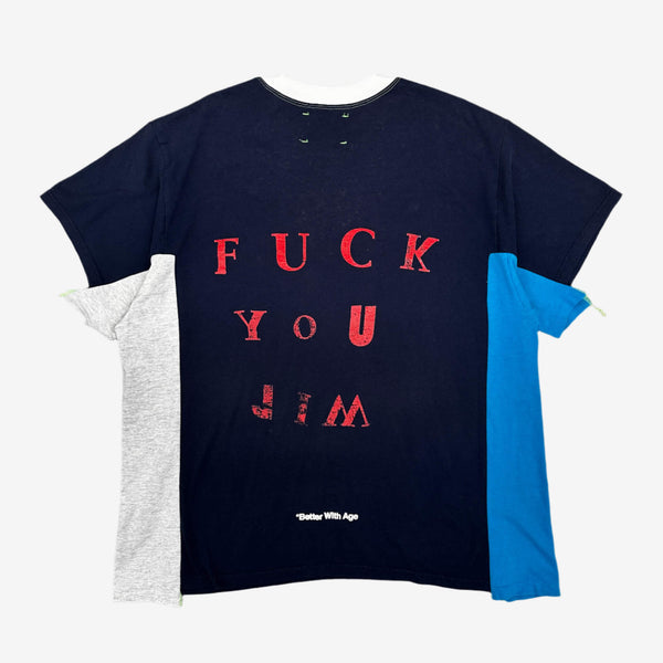 Better with Age - Jimmy 3 Panel T-Shirt in Multicolour