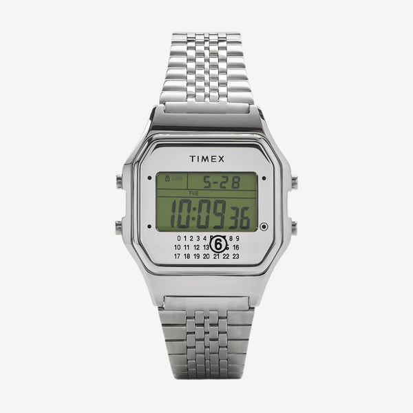 Maison Margiela MM6 Timex T80 Watch & Bracelet in Silver
