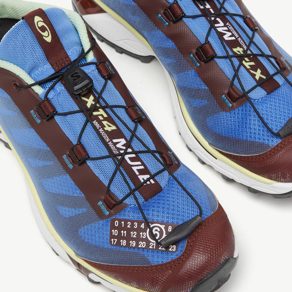 Maison Margiela MM6 x Salomon XT Mule 4 in Ultramari/Rum Raisi/Yellow Iris